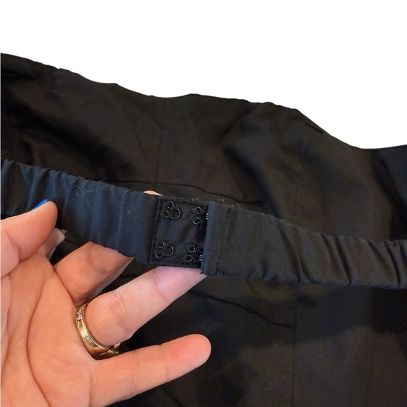 J. Crew Silk Black Taffeta Bra Strapless LBD Style 17409 NEW Party Minimalist - Picture 10 of 16